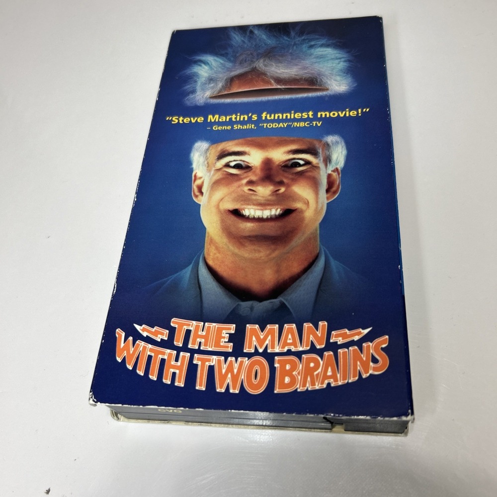 Man with Two Brains VHS‎ (1983, 1998) Steve Martin Warner Bros.